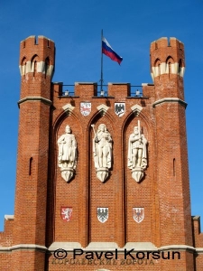 Королевские старинные ворота в Калининграде
