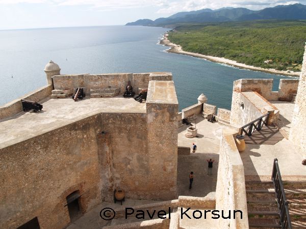 Средневековая испанская крепость в Сантьяго де Куба