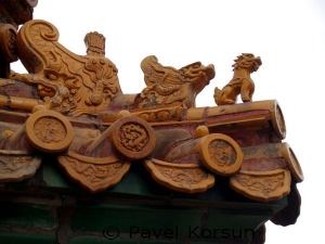Сын дракона на крыше Зимнего Императорского Дворца