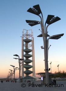 Олимпийская площадь и обзорная башня Олимпиады