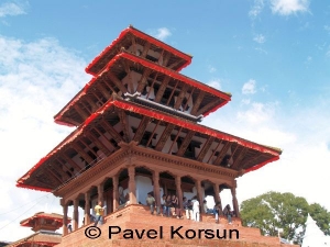 Храм на площади Дурбар в Катманду