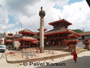 Храмы на площади Дурбар в Катманду
