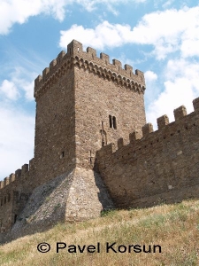 Крым - Судак - Судакская крепость - Башня цитадели