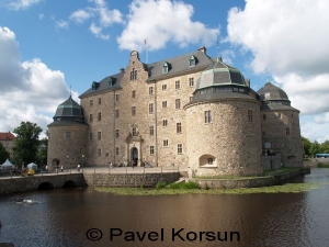 Замок Эребро в одноименном городе Швеции