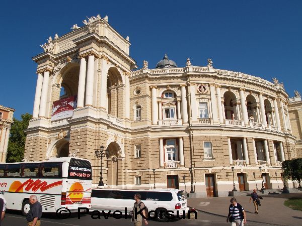 Одесса - Одесский  Оперный Театр - Центральный вход