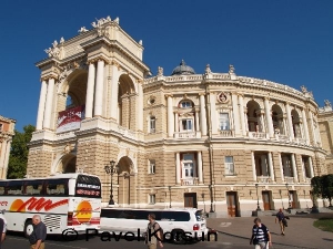 Одесса - Одесский  Оперный Театр - Центральный вход