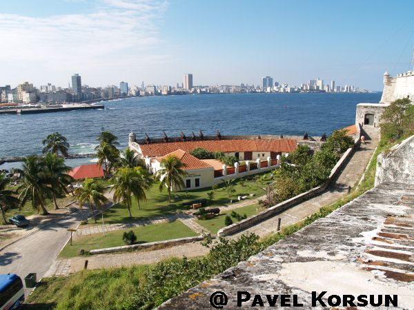 Вид с крепости города Гавана